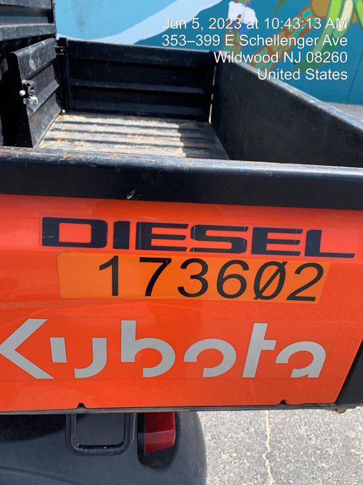 2021 Kubota RTV-X1140W-H Plastic Canopy, Windshield Acrylic Clear, LED Strobe Light, Wire Harness Kit, Back up Alarm