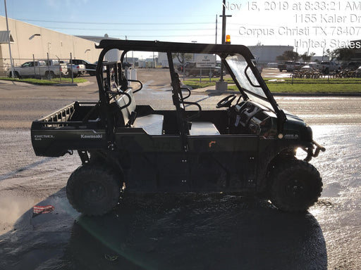 Kawasaki Mule PRO-DXT Standard Options, Backup Alarm, Beacon, Plastic Hard Top, Poly Windshield, Horn Kit