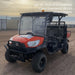2021 Kubota RTV-X1140W-H Plastic Canopy, Windshield Acrylic Clear, LED Strobe Light, Wire Harness Kit, Back up Alarm