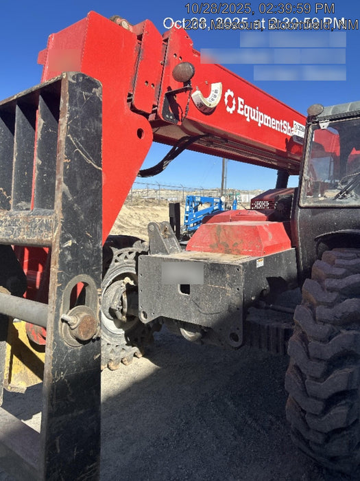 2019 Manitou MTA12042 120hp T4F, Cab/Heat/Air, Cab and Boom LED work lights, Auxiliary Hydraulics, Solid Tires, Amber strobe, Lift Hook 66" Carriage, 60" Forks