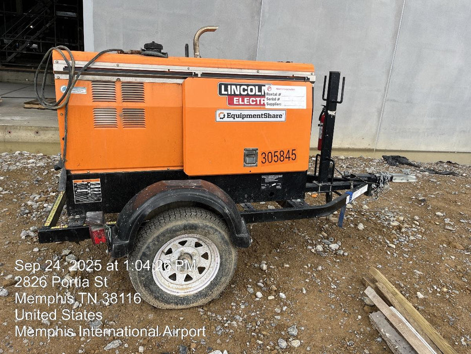 2023 Lincoln Electric LE400 Kubota V1505, Trlr, Cable Rack, Light Kit, ES Decals, T3