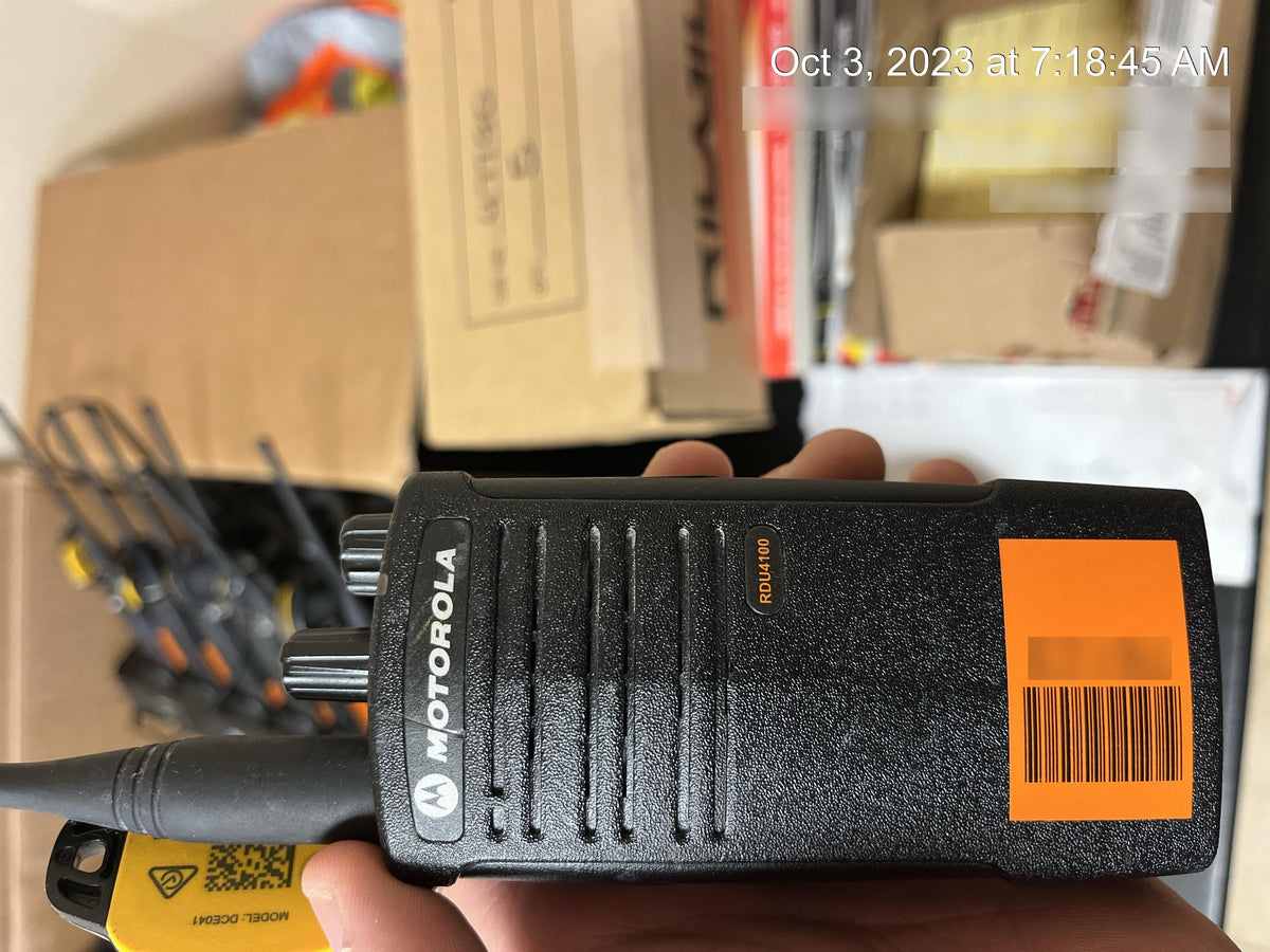 2020 MOTOROLA RDU4100