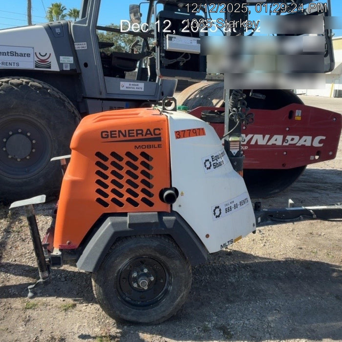 2023 Generac MLT2 Diesel, Flex Switch 120V Input, Powerzone Controller, 
(4) 320W LED Lights, 4kW Generator, 39.9 Gal Fuel Tank, 2" Ball, T3