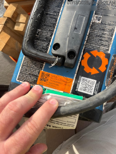2019 MILLER ELECTRIC THUNDERBOLT 160 DC