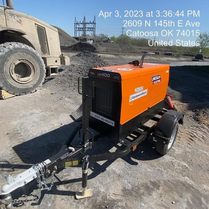 2022 Lincoln Electric LE400 Kubota V1505, Trlr, Cable Rack, Light Kit, ES Decals, T3