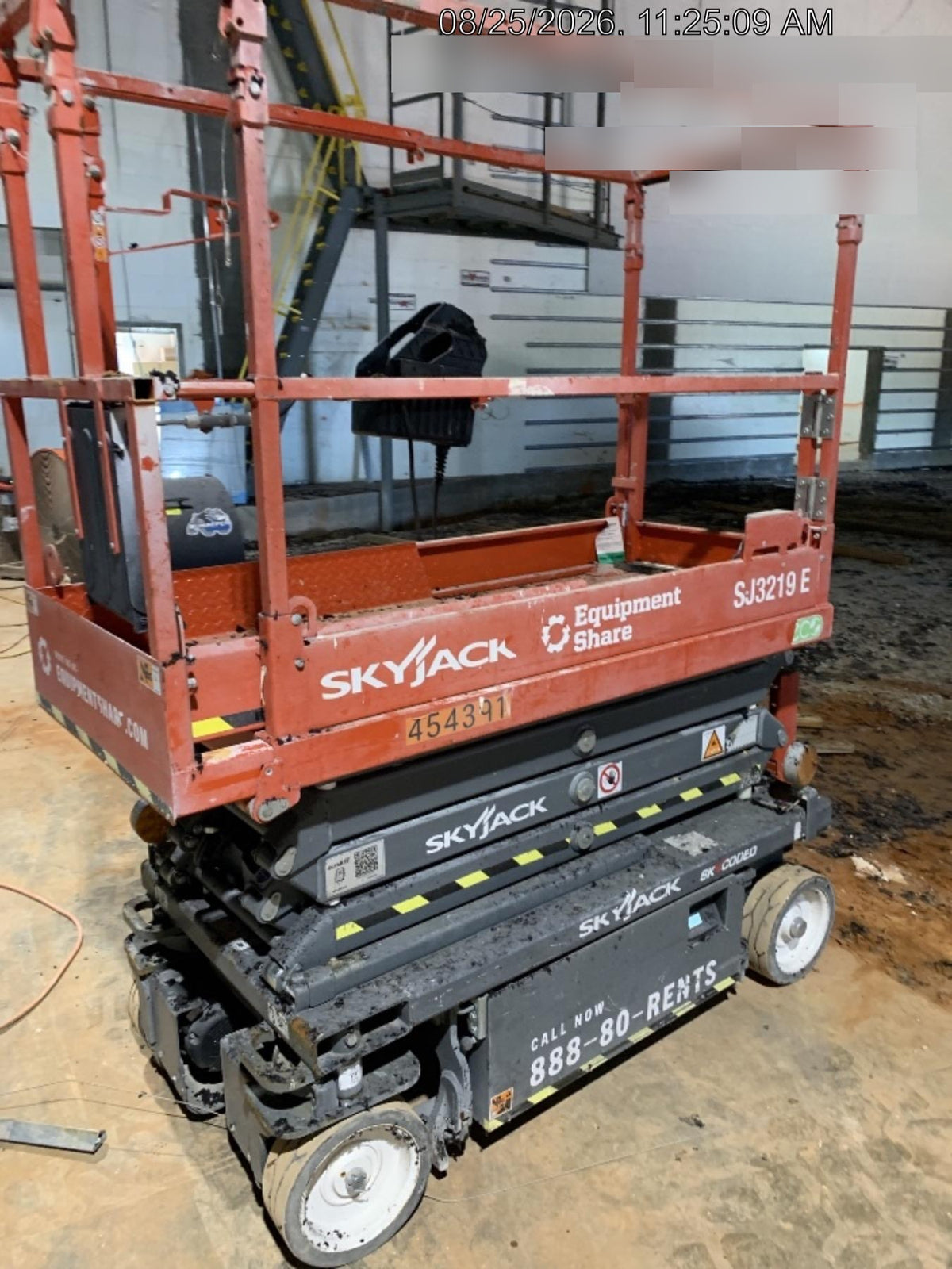 2024 Skyjack SJ3219 Electric Drive, Sld NM Tires, DBcns, RFRails, Power to Platform, T3 + Access Control