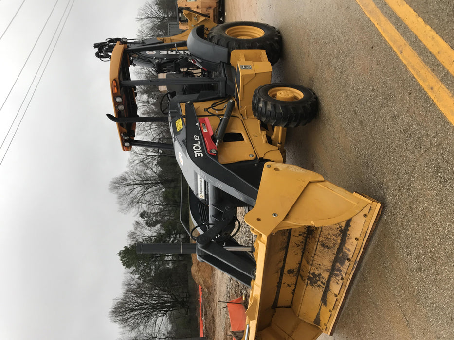 2019 John Deere 310LEP - Extendable Stick 4WD, Canopy, Extendable dipper, ISO Controls, 2 way Auxiliary Hydraulics, 4 in 1 Loader bucket w/ hook, Beacon w/ Buckets: 12”, 18”, and 24