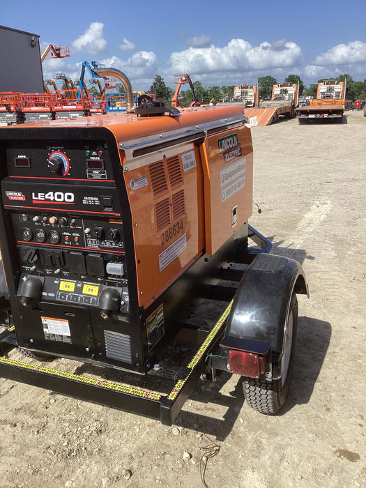 2022 Lincoln Electric LE400 Kubota V1505, Trlr, Cable Rack, Light Kit, ES Decals, T3