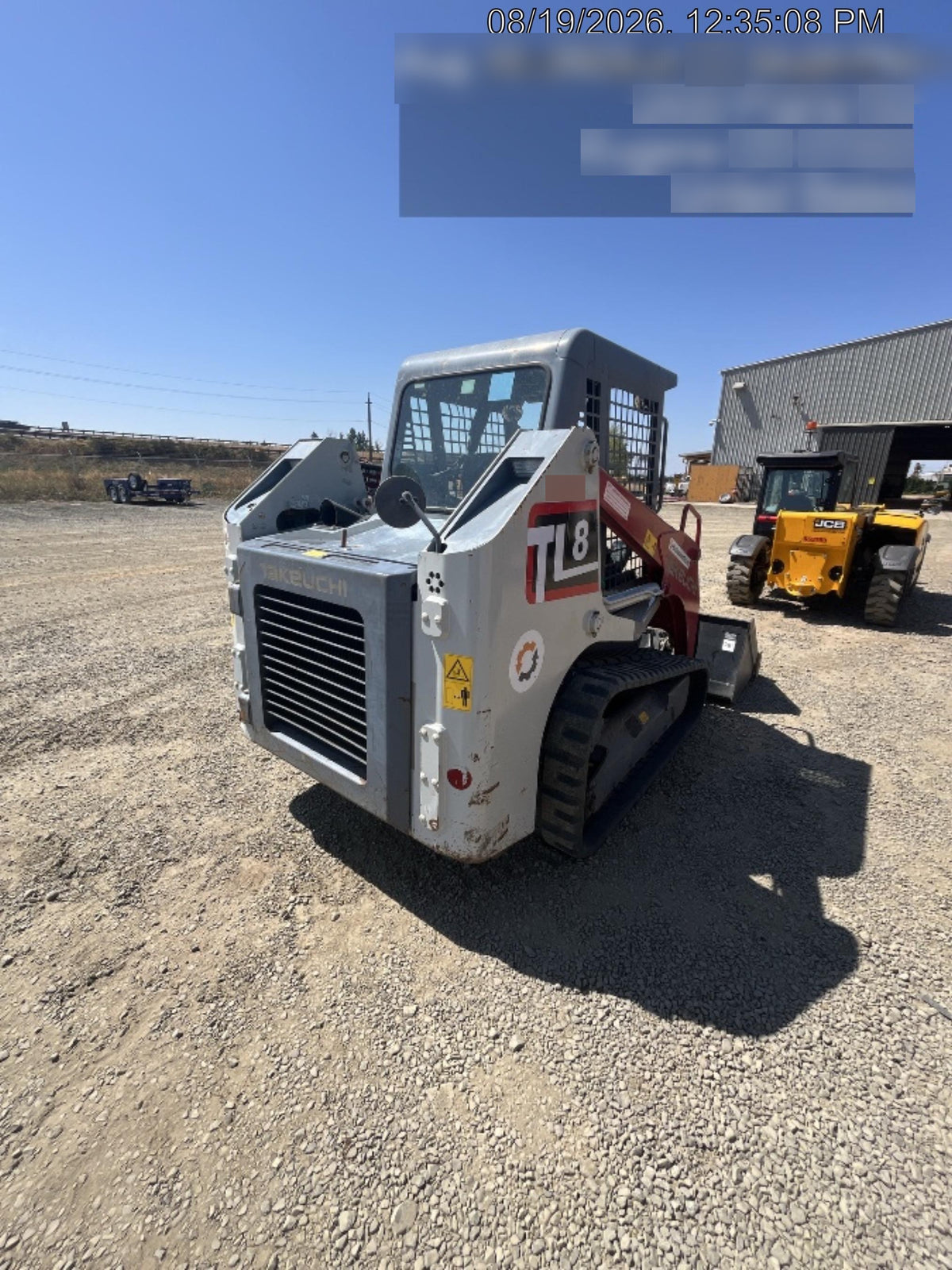 2019 TAKEUCHI TL8W