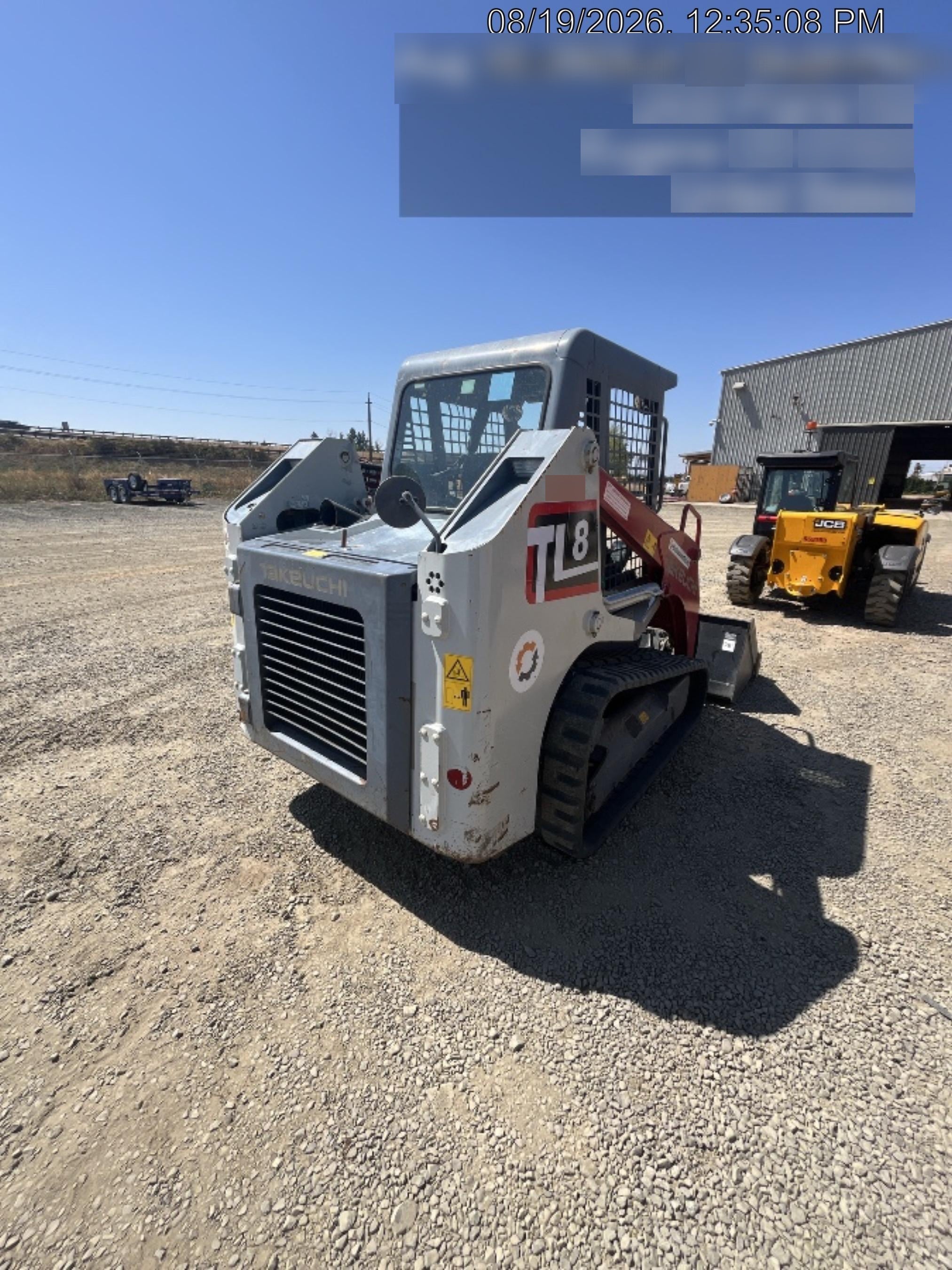 2019 TAKEUCHI TL8W