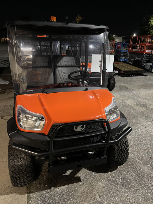 2021 Kubota RTV-X1140W-H Plastic Canopy, Windshield Acrylic Clear, LED Strobe Light, Wire Harness Kit, Back up Alarm