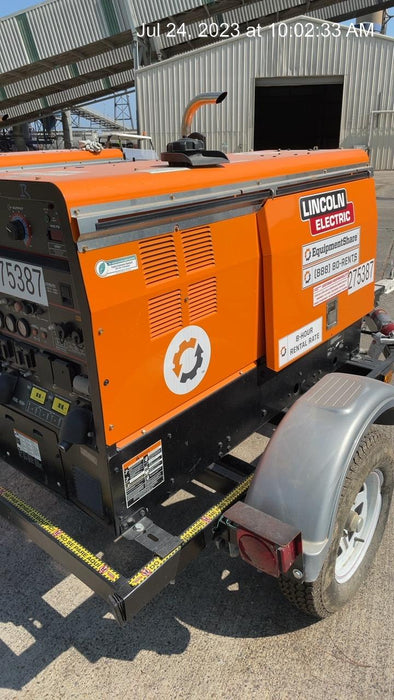 2022 Lincoln Electric LE400 Kubota V1505, Trlr, Cable Rack, Light Kit, ES Decals, T3