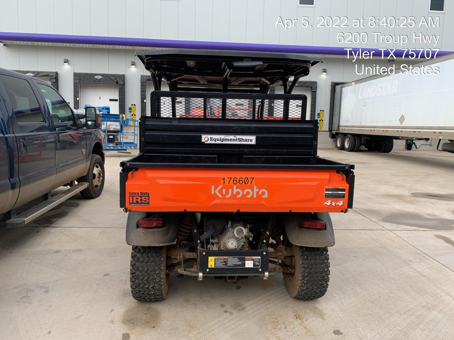 2022 Kubota RTV-X1140W-H Plastic Canopy, Windshield Acrylic Clear, LED Strobe Light, Wire Harness Kit, Back up Alarm