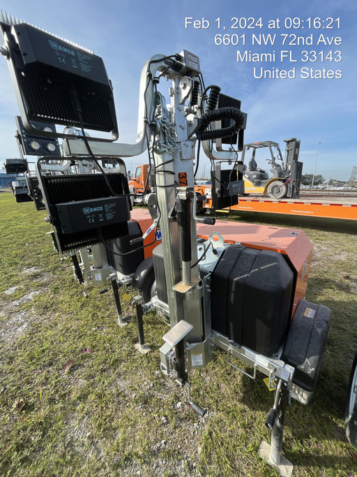 2023 Wanco WLTT-4MM4K Diesel, Deep Sea Controller, Shore Power Plug, Auto Start, (4) 350W LED Floodlights, 4kW Generator, 60 Gal Fuel Tank, 2" Ball, T3