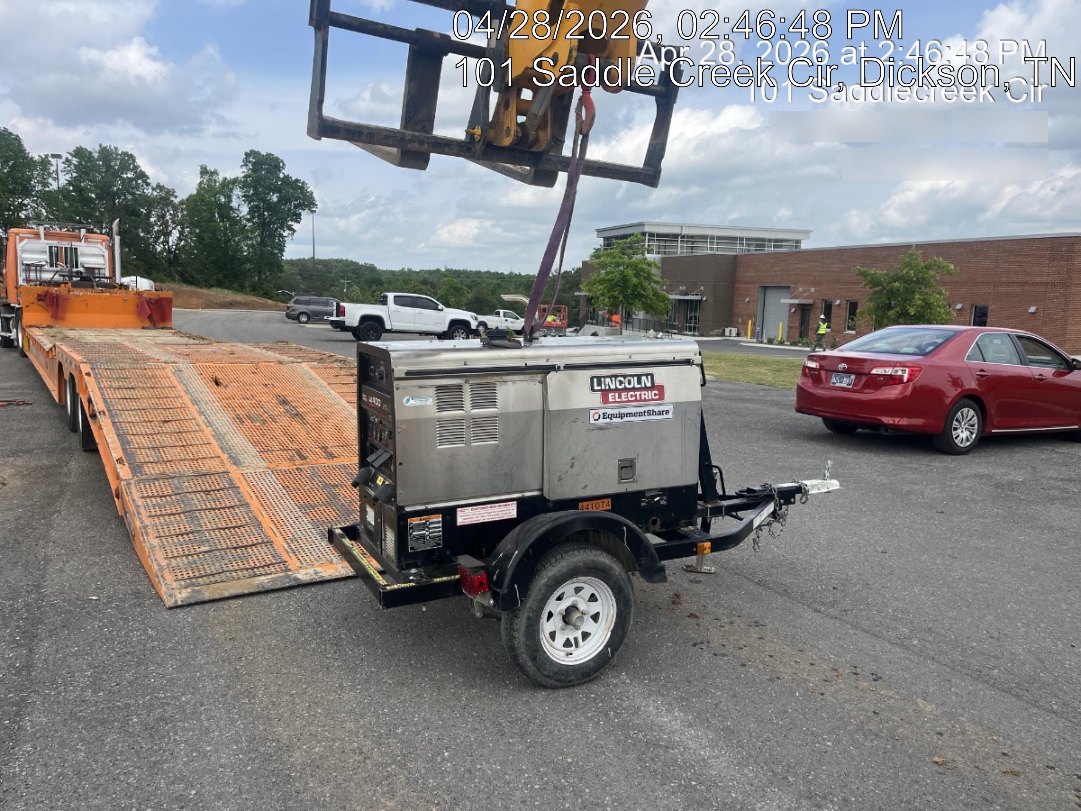 2024 Lincoln Electric LE400 Kubota V1505, Trlr, Cable Rack, Light Kit, ES Decals, T3