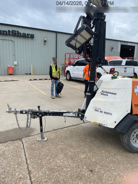 2023 Generac MLT2 Diesel, Flex Switch 120V Input, Powerzone Controller, (4) 320W LED Lights, 4kW Generator, 39.9 Gal Fuel Tank, 2" Ball, T3