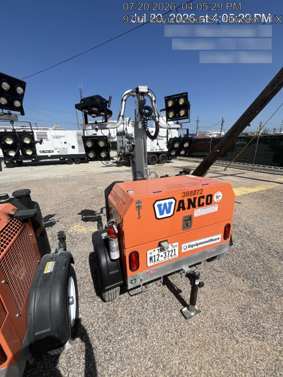 2024 Wanco WLTT-4MM4K Diesel, Deep Sea Controller, Shore Power Plug, Auto Start, (4) 350W LED Floodlights, 4kW Generator, 60 Gal Fuel Tank, 2" Ball, T3