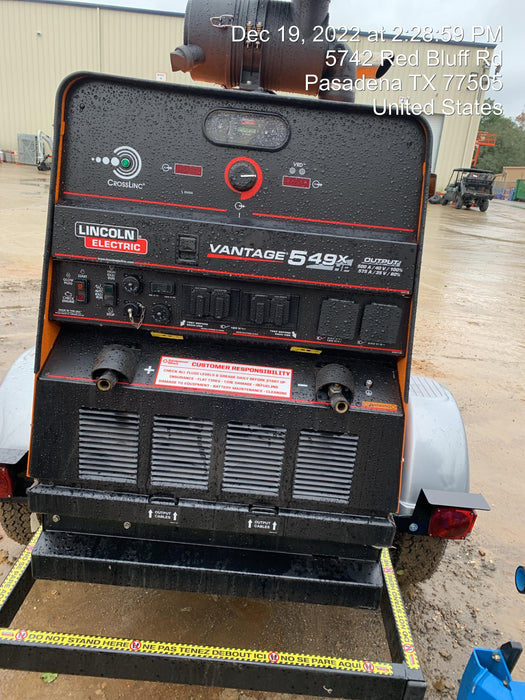 2022 LINCOLN ELECTRIC Vantage 549X