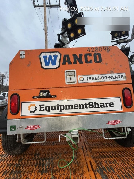 2024 Wanco WLTT-4MM4K Diesel, Deep Sea Controller, Shore Power Plug, Auto Start, (4) 350W LED Floodlights, 4kW Generator, 60 Gal Fuel Tank, 2" Ball, T3