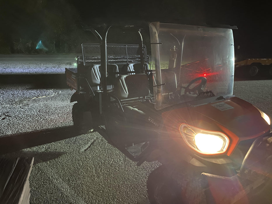 2020 Kubota RTV-X1140W-H Kubota RTVX1140WH 4wd Utility Cart, LED Strobe, Windshield Tempered Glass, Plastic Canopy, Wire Harness Kit, Backup Alarm