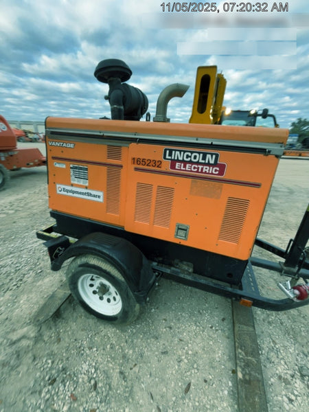 2021 Lincoln Electric Vantage 549X Ready Pak 3, ORANGE (includes trailer, cable rack, fender light kit)