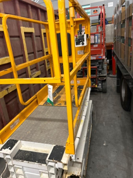 Custom Equipment HB-1430 <ul>
 <li>Hy-Brid Scissor Lift</li>
  <li>Platform capacity up to 670 lbs.</li>
  <li>Working height up to 20 ft</li>
  <li>Weighs under 1,700 lbs.</li>
  <li>Non-marking wheels </li>
</ul>