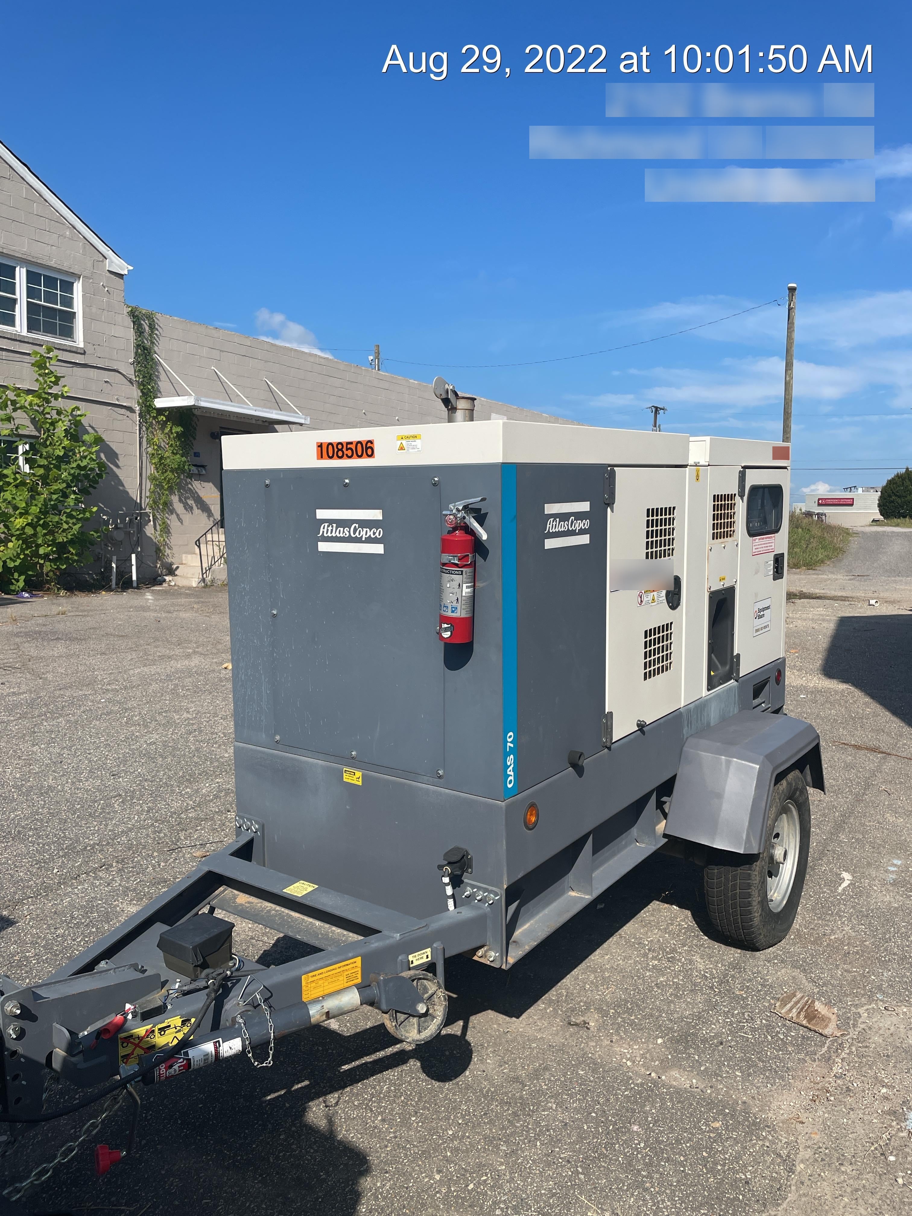 2020 ATLAS COPCO QAS 70