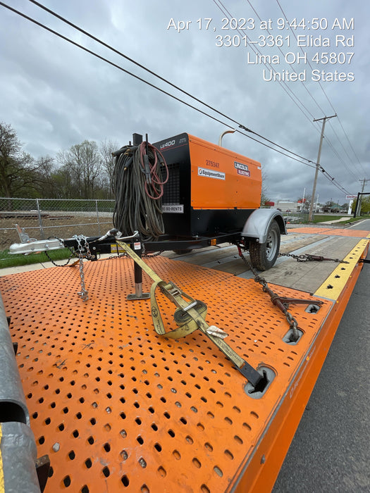 2022 Lincoln Electric LE400 Kubota V1505, Trlr, Cable Rack, Light Kit, ES Decals, T3