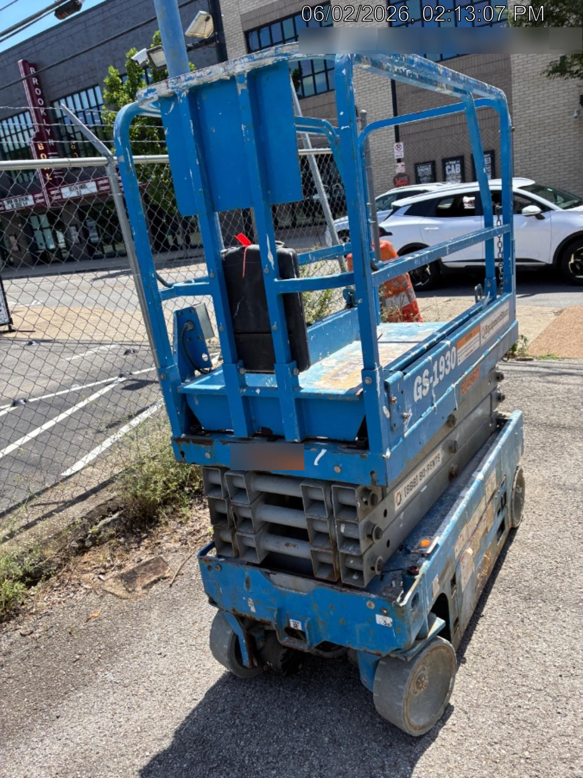 2019 Genie GS-1930 Fixed Rails with Chain Entry