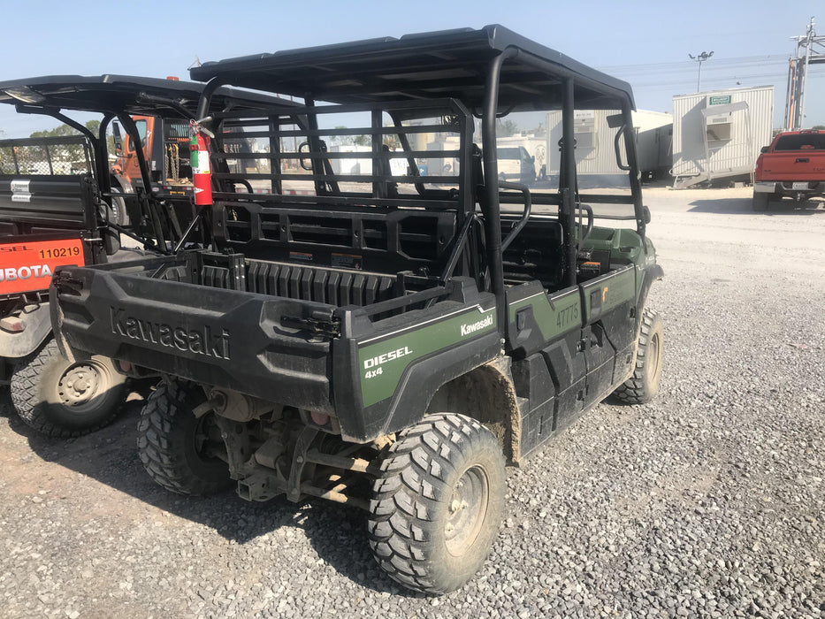 2019 Kawasaki Mule PRO-DXT Standard Options, Backup Alarm, Beacon, Plastic Hard Top, Poly Windshield, Horn Kit