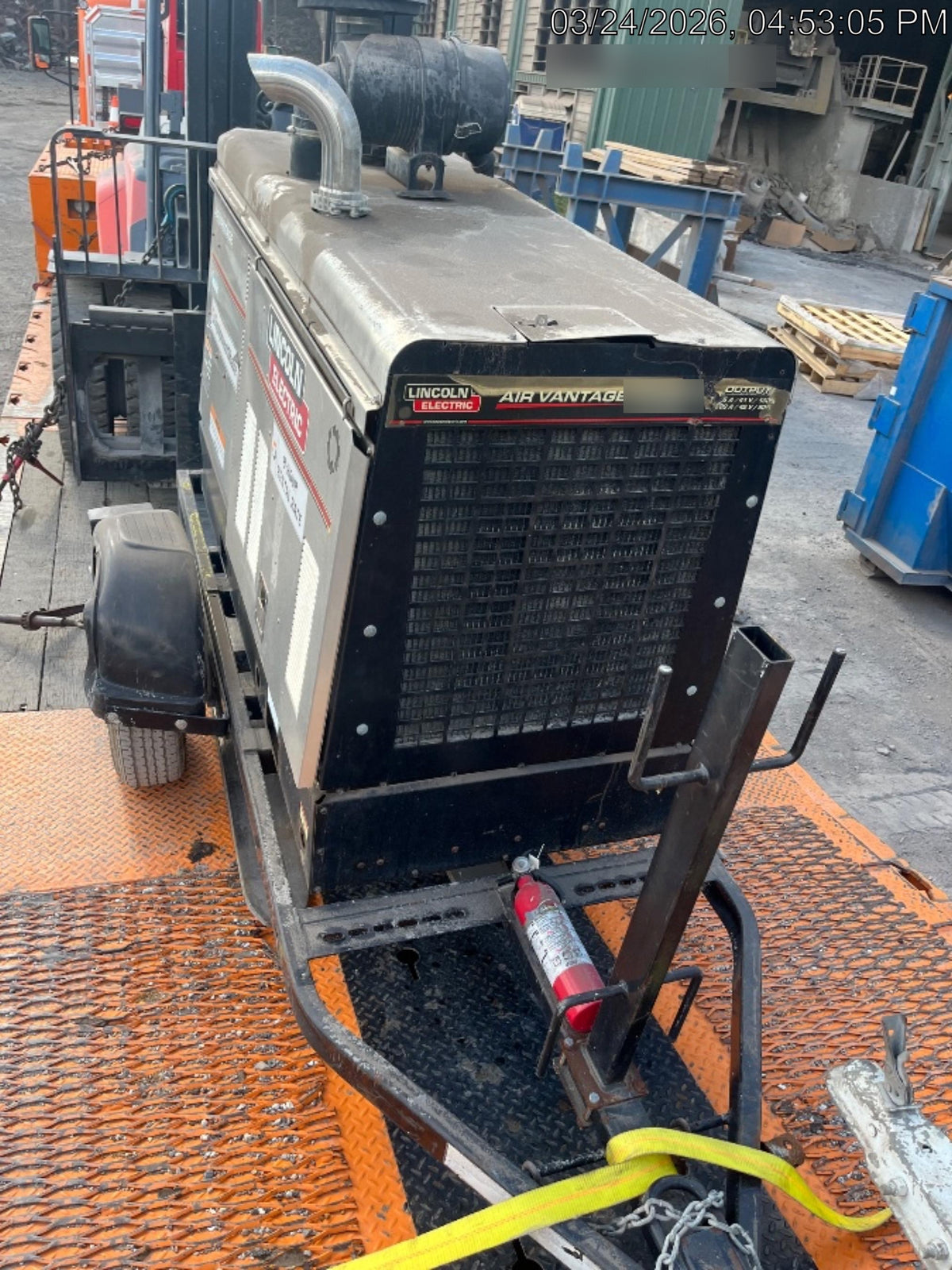 2021 Lincoln Electric Air Vantage 566 Air Vantage 566X Ready Pak 3 (includes trailer, cable rack, fender light kit); no telematics