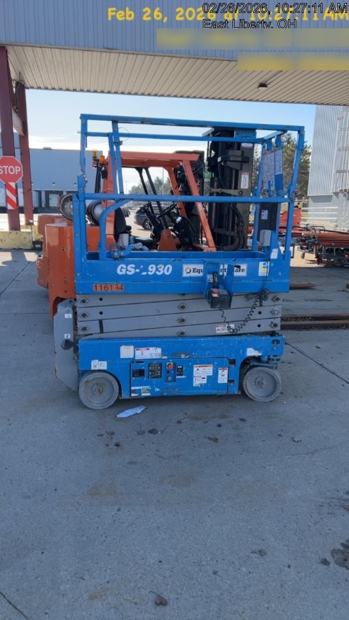 2020 Genie GS-1930 Solid Non Marking Tires, Beacon, Folding rails with half height swing gate