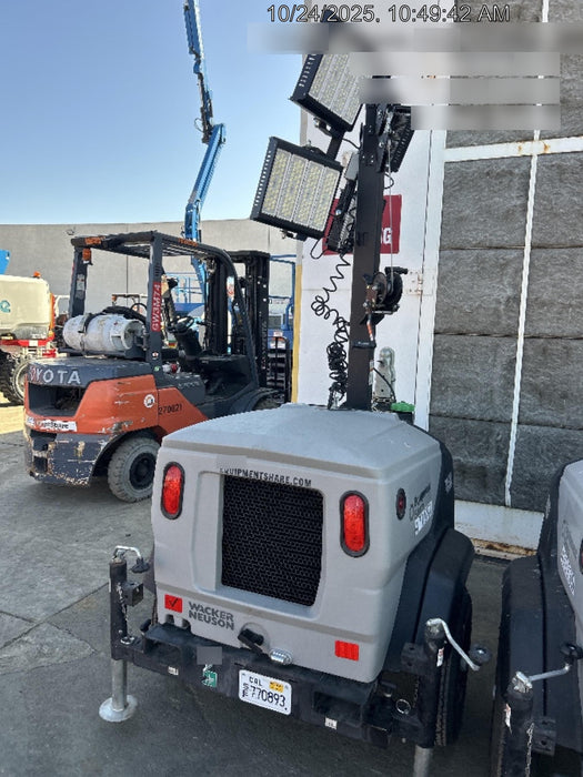 2024 Wacker Neuson LTT4 Diesel, Kohler KDW702, Deep Sea Controller, Auto Start, LED 320W, Bypass Outlet, T3