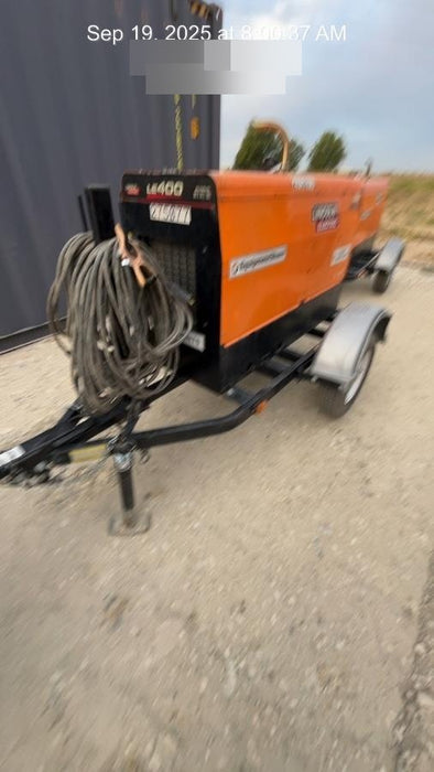 2022 Lincoln Electric LE400 Kubota V1505, Trlr, Cable Rack, Light Kit, ES Decals, T3