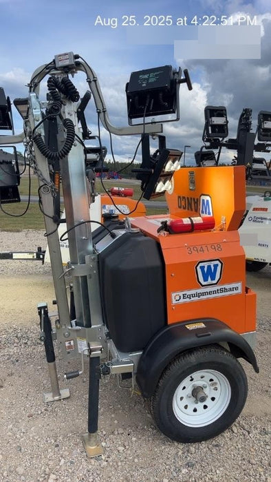 2024 Wanco WLTT-4MM4K Diesel, Deep Sea Controller, Shore Power Plug, Auto Start, (4) 350W LED Floodlights, 4kW Generator, 60 Gal Fuel Tank, 2" Ball, T3