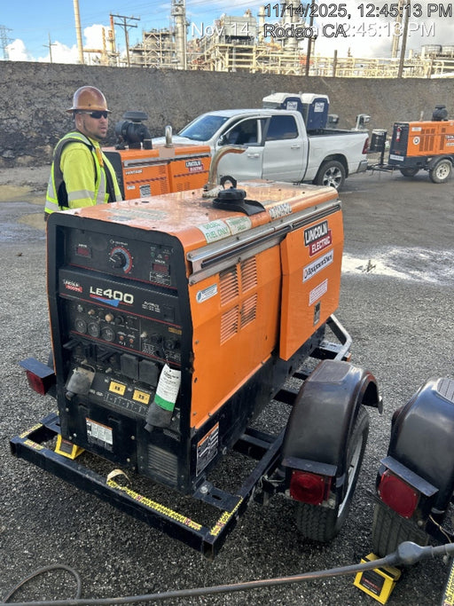 2022 Lincoln Electric LE400 Kubota V1505, Trlr, Cable Rack, Light Kit, ES Decals, T3