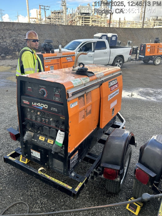 2022 Lincoln Electric LE400 Kubota V1505, Trlr, Cable Rack, Light Kit, ES Decals, T3