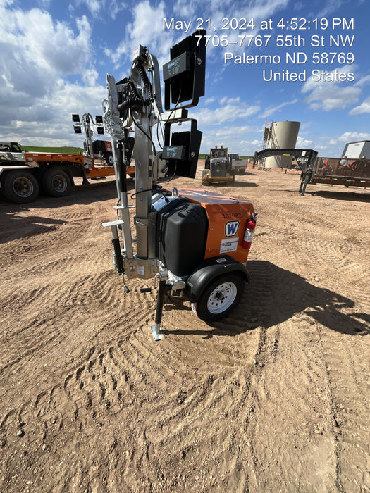 2024 Wanco WLTT-4MM4K Diesel, Deep Sea Controller, Shore Power Plug, Auto Start, (4) 350W LED Floodlights, 4kW Generator, 60 Gal Fuel Tank, 2" Ball, T3