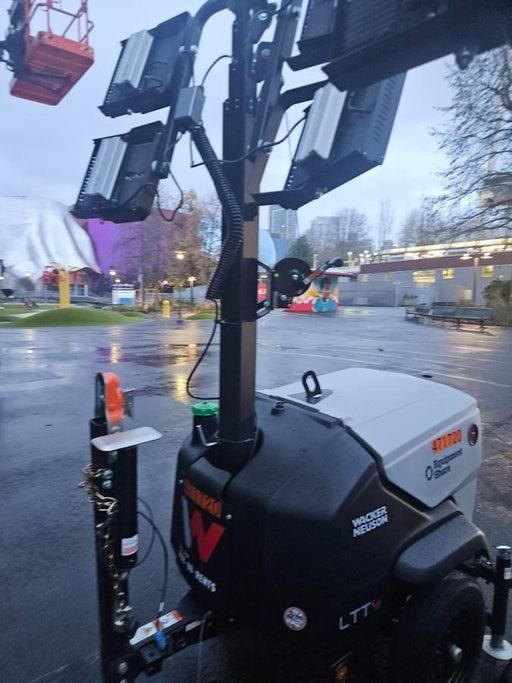 2024 Wacker Neuson LTT4 Diesel, Kohler KDW702, Deep Sea Controller, Auto Start, LED 320W, Bypass Outlet, T3