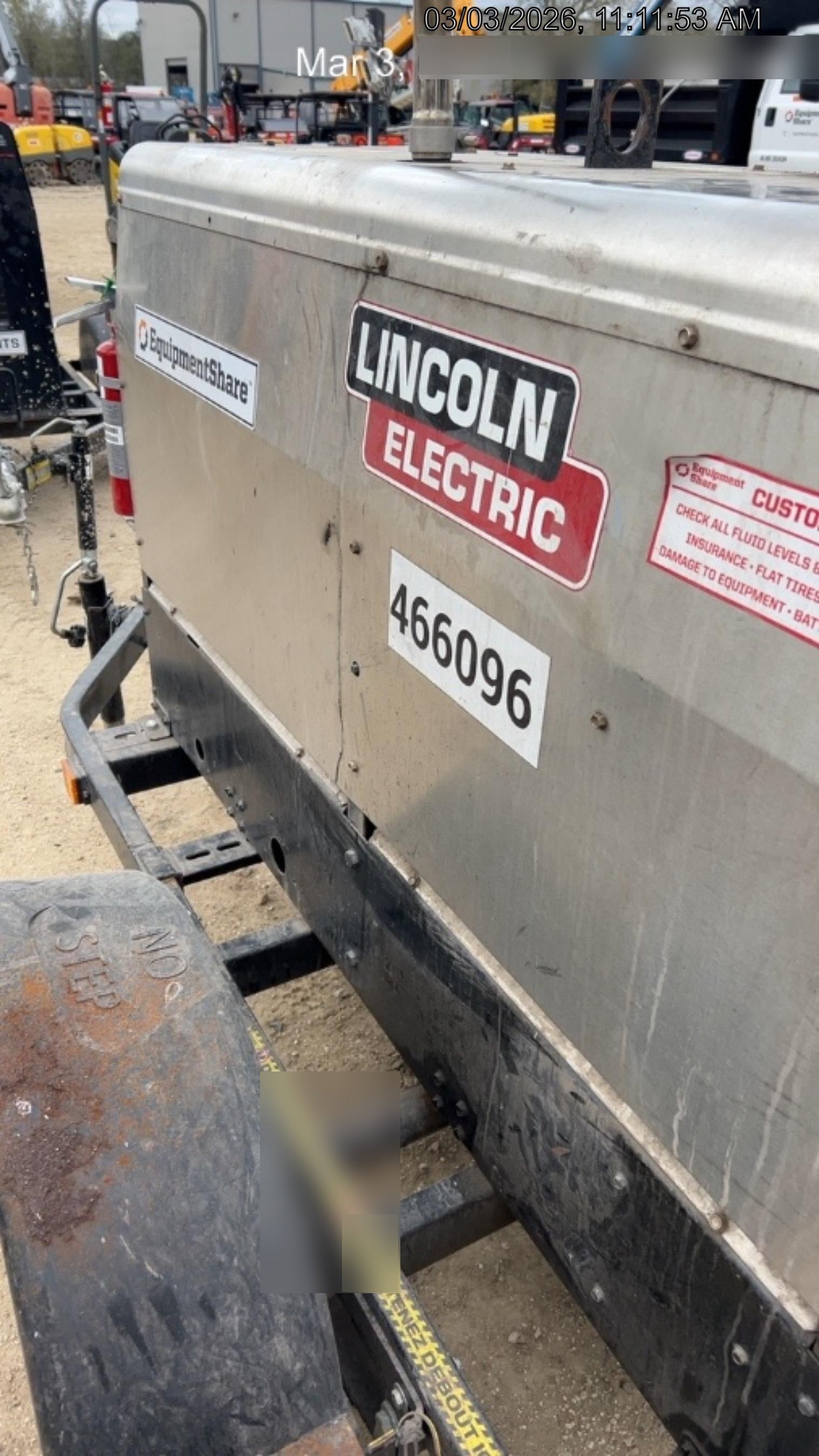 2024 Lincoln Electric LE400 Kubota V1505, Trlr, Cable Rack, Light Kit, ES Decals, T3