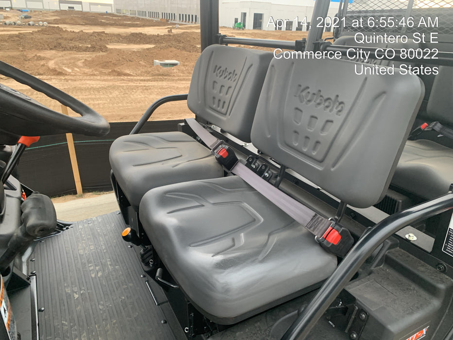 2022 Kubota RTV-X1140W-H Plastic Canopy, Windshield Acrylic Clear, LED Strobe Light, Wire Harness Kit, Back up Alarm