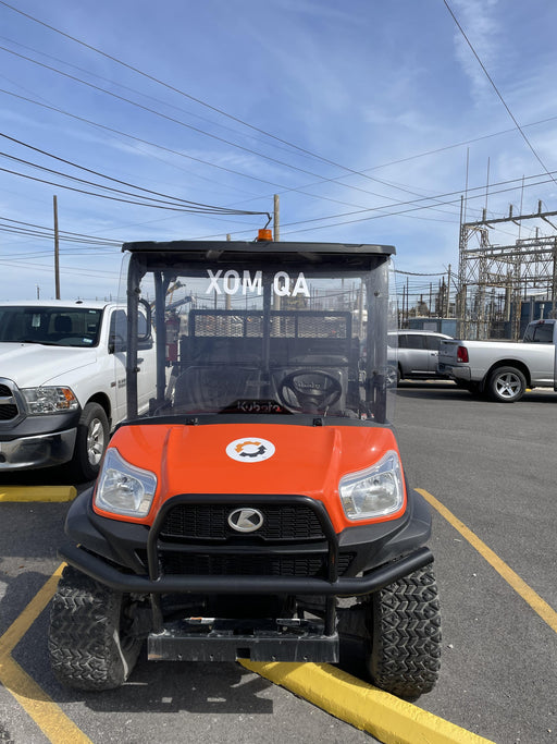 2022 Kubota RTV-X1140W-H Plastic Canopy, Windshield Acrylic Clear, LED Strobe Light, Wire Harness Kit, Back up Alarm