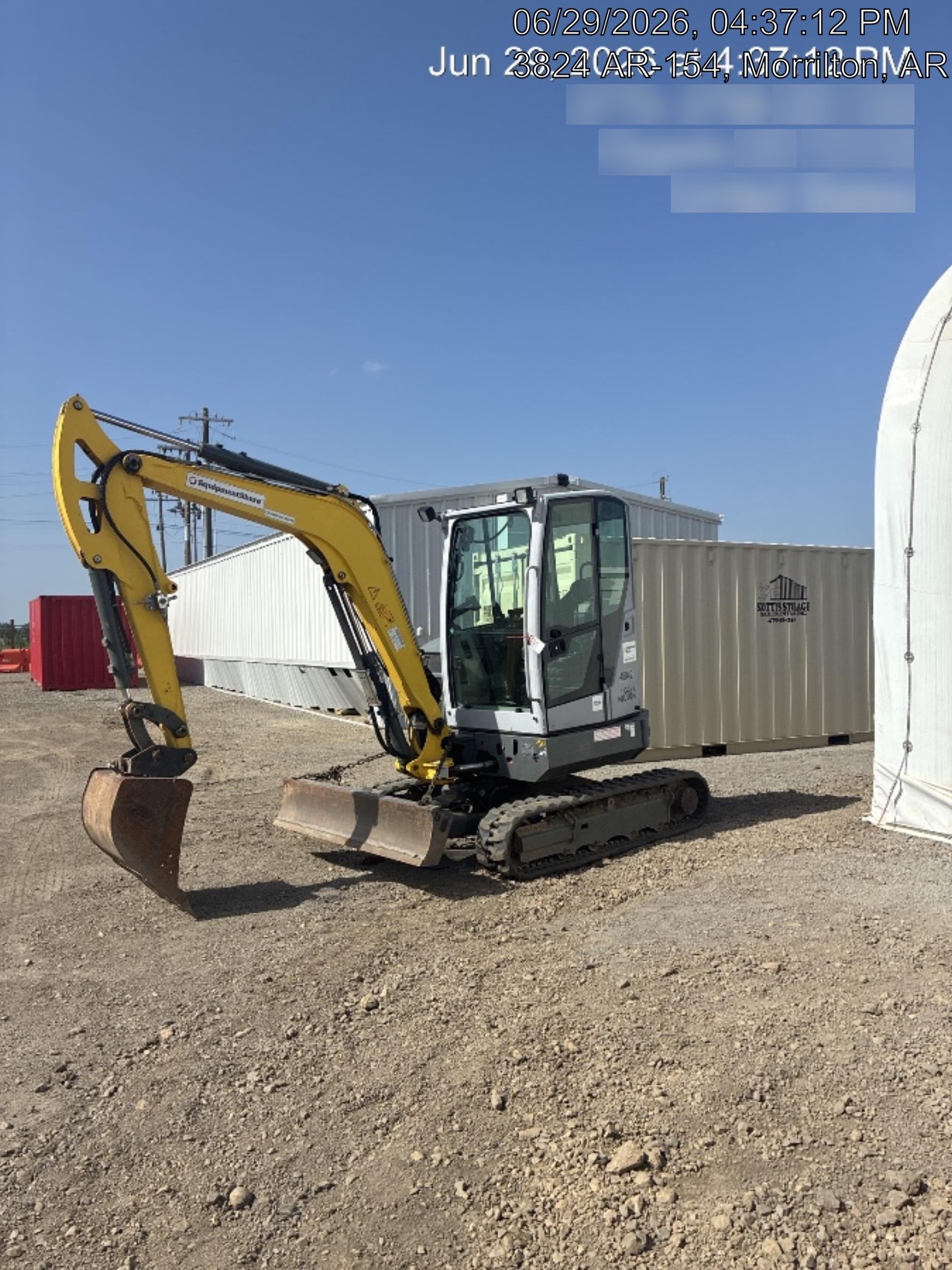 2019 Wacker Neuson EZ36 EZ36-MX, Track, Long, Cab w/QH Coupler, 12"/18"/24" QH HD Buckets