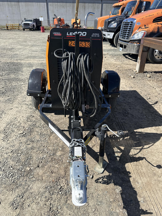 2022 Lincoln Electric LE400 Kubota V1505, Trlr, Cable Rack, Light Kit, ES Decals, T3