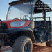 2021 Kubota RTV-X1140W-H Plastic Canopy, Windshield Acrylic Clear, LED Strobe Light, Wire Harness Kit, Back up Alarm