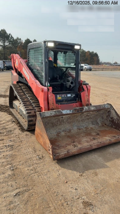 2019 Kubota SVL95-2S Cab/Heat/Air, Standard Tracks, Standard Flow, Hydraulic QC 80" HD w/ Smooth Cutting Edge