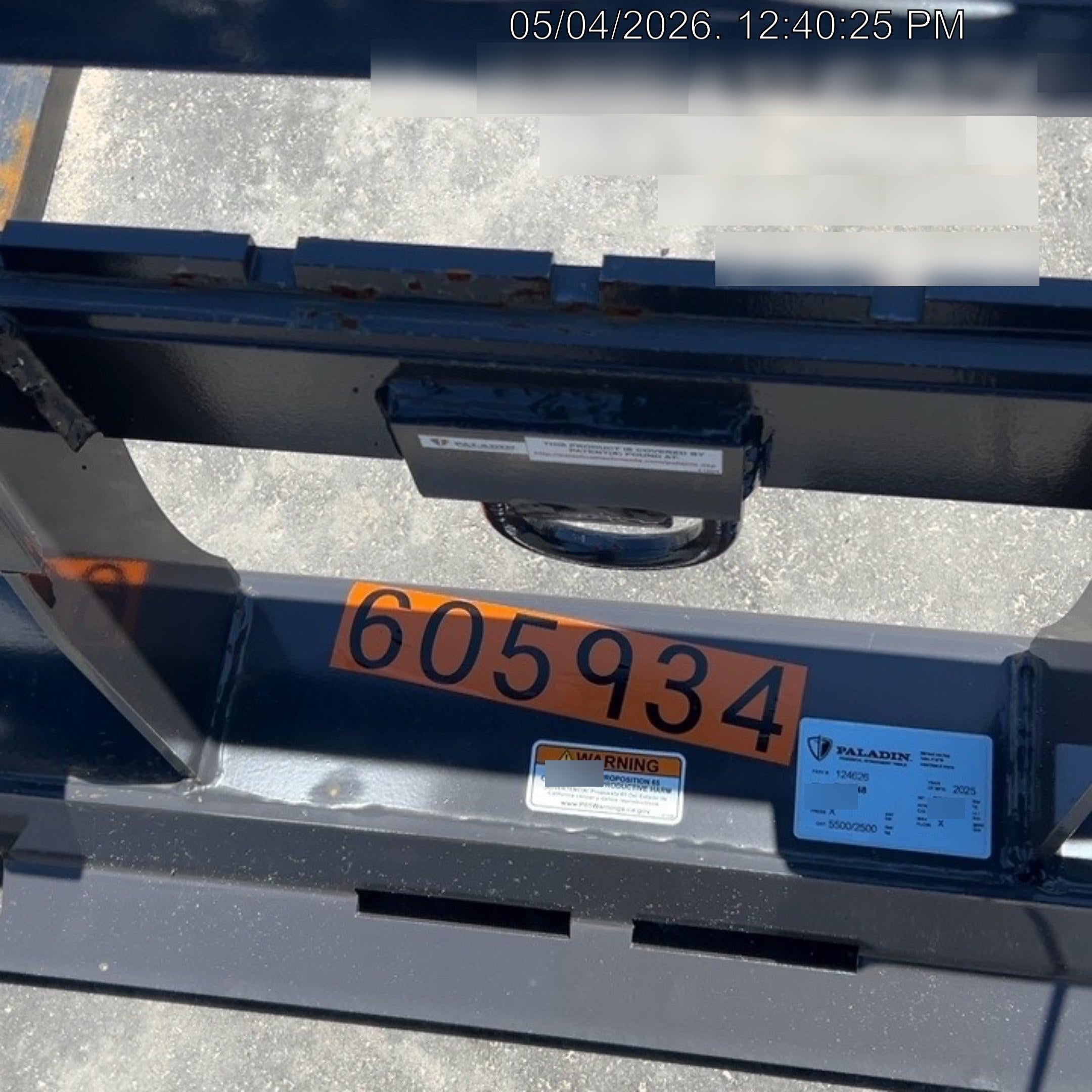 2025 PALADIN 48" Pallet Forks - Paladin