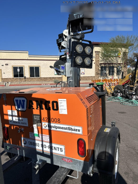 2024 Wanco WLTT-4MM4K Diesel, Deep Sea Controller, Shore Power Plug, Auto Start, (4) 350W LED Floodlights, 4kW Generator, 60 Gal Fuel Tank, 2" Ball, T3