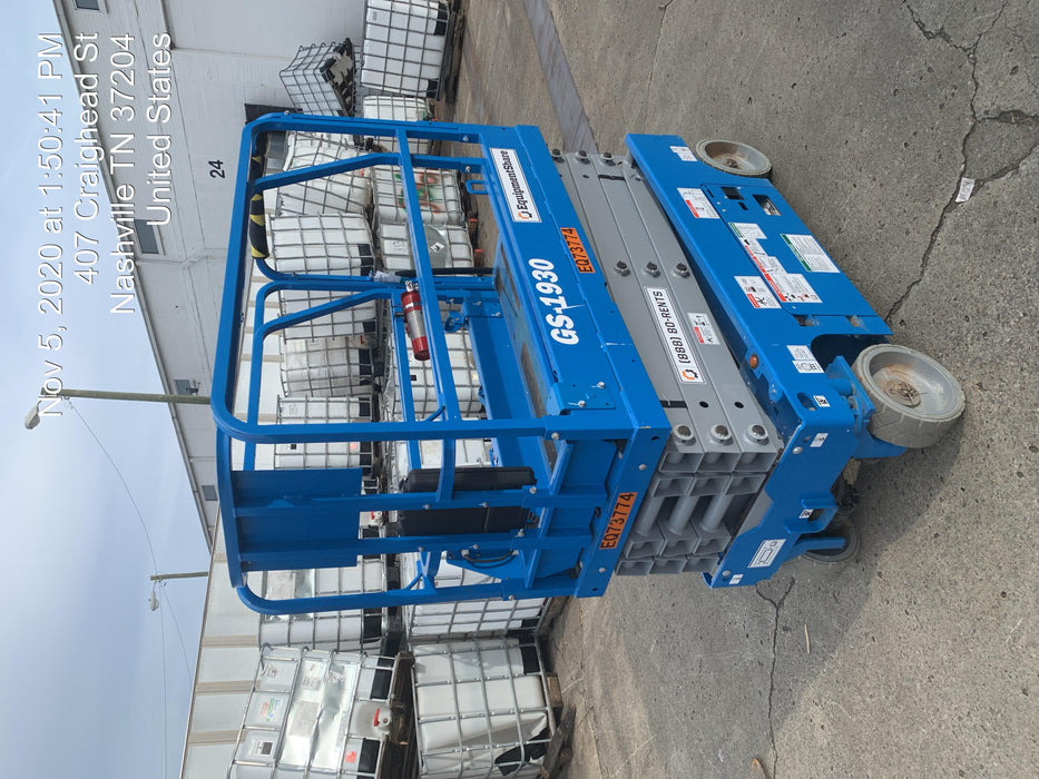 2020 Genie GS-1930 Fixed rails with chain entry gate - Pre A92.20