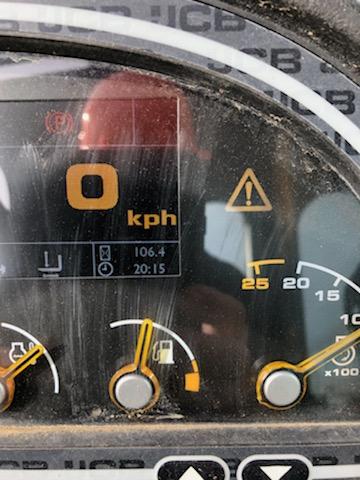 2019 JCB 510-56 Open ROPS, 74 HP, Solid Tires, Worklights, Beacon, Aux Hydraulics, Lifting Eye w/66" Carriage/60" Forks